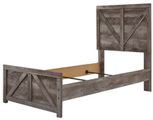Load image into Gallery viewer, Wynnlow Twin Crossbuck Panel HeadboardFootboard