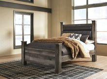 Load image into Gallery viewer, Wynnlow Queen Upholstered Poster Headboard