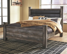Load image into Gallery viewer, Wynnlow King Upholstered Poster Headboard Panel