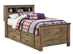 Load image into Gallery viewer, Trinell Under Bed Storage with Side Rail