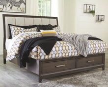 Load image into Gallery viewer, Brueban Queen Panel Bed with 2 Storage Drawers