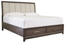 Load image into Gallery viewer, Brueban King Panel Bed with 2 Storage Drawers