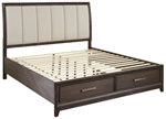 Load image into Gallery viewer, Brueban KingCailfornia King Upholstered Panel Headboard