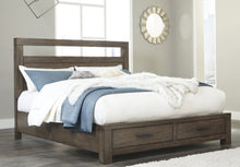 Load image into Gallery viewer, Deylin Queen Panel Bed with 2 Storage Drawers