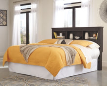 Load image into Gallery viewer, Reylow King Bookcase Headboard