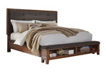 Load image into Gallery viewer, Ralene Queen Upholstered Panel Headboard
