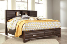 Load image into Gallery viewer, Andriel Queen Storage HeadboardFootboard with Roll Slats
