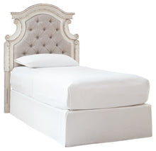 Load image into Gallery viewer, Realyn Twin Upholstered Panel Headboard