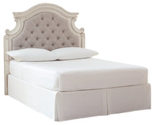 Load image into Gallery viewer, Realyn Full Upholstered Panel Headboard