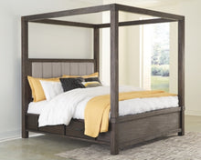 Load image into Gallery viewer, Dellbeck Queen Canopy Bed with 4 Storage Drawers
