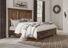 Load image into Gallery viewer, Royard Queen Panel Bed with 2 Storage Drawers