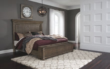 Load image into Gallery viewer, Johnelle California King Panel Bed with Storage Bench