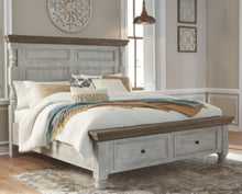 Load image into Gallery viewer, Havalance California King Poster Bed with 2 Storage Drawers