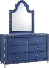 Load image into Gallery viewer, Caroline Navy Velvet Dresser