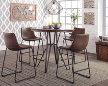 Load image into Gallery viewer, Centiar Signature Design Counter Height Table 5-Piece Dining Room Package