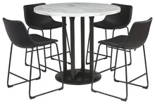 Load image into Gallery viewer, Centiar Signature Design Counter Height Table 5-Piece Dining Room Package