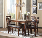 Load image into Gallery viewer, Bennox Dining Room Table and Chairs with Bench Set of 6