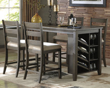 Load image into Gallery viewer, Rokane Signature Design Counter Height Table 5-Piece Dining Room Package