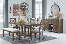 Load image into Gallery viewer, Moriville Signature Design Dining Table 6-Piece Dining Room Package