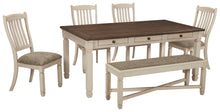 Load image into Gallery viewer, Bolanburg Signature Design Dining Table 6-Piece Dining Room Package