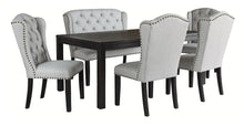 Load image into Gallery viewer, Jeanette Ashley Dining Table 6-Piece Dining Room Package