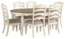 Load image into Gallery viewer, Realyn Signature Design Dining Table 7-Piece Dining Room Package