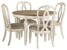 Load image into Gallery viewer, Realyn Signature Design Dining Table 5-Piece Dining Room Package