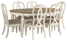 Load image into Gallery viewer, Realyn Signature Design Dining Table 7-Piece Dining Room Package