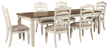 Load image into Gallery viewer, Realyn Signature Design Dining Table 7-Piece Dining Room Package