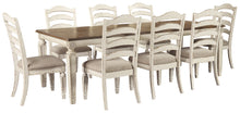 Load image into Gallery viewer, Realyn Signature Design Dining Table 9-Piece Dining Room Package