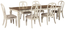 Load image into Gallery viewer, Realyn Signature Design Dining Table 7-Piece Dining Room Package