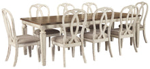 Load image into Gallery viewer, Realyn Signature Design Dining Table 9-Piece Dining Room Package
