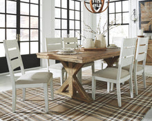 Load image into Gallery viewer, Grindleburg Signature Design Dining Table 7-Piece Dining Room Package