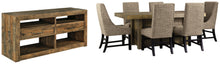 Load image into Gallery viewer, Sommerford Signature Design Dining Table 8-Piece Dining Room Package