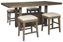 Load image into Gallery viewer, Wyndahl Signature Design Counter Height Table 5-Piece Dining Room Package
