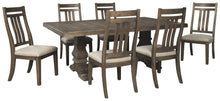 Load image into Gallery viewer, Wyndahl Signature Design Dining Table 7-Piece Dining Room Package