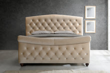 Load image into Gallery viewer, Diamond Queen Sleigh Bed