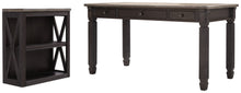 Load image into Gallery viewer, Tyler Creek Signature Design Desk 2-Piece Home Office Package
