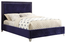 Load image into Gallery viewer, Hampton Black Velvet King Bed