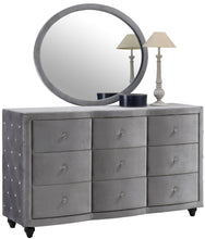 Load image into Gallery viewer, Hudson Grey Velvet Dresser