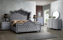 Load image into Gallery viewer, Hudson Grey Velvet Mirror
