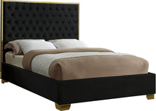 Load image into Gallery viewer, Lana Black Velvet Full Bed