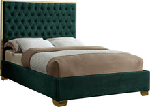 Load image into Gallery viewer, Lana Green Velvet King Bed