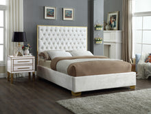 Load image into Gallery viewer, Lana Black Velvet King Bed