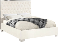 Load image into Gallery viewer, Lexi Black Velvet King Bed