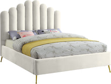 Load image into Gallery viewer, Lily Cream Velvet Full Bed