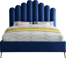 Load image into Gallery viewer, Lily Cream Velvet King Bed