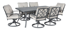 Load image into Gallery viewer, Donnalee Bay Signature Design Dining Table 7-Piece Outdoor Dining Set