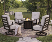 Load image into Gallery viewer, Castle Island Signature Design Fire Pit 5-Piece Outdoor Fire Pit Package