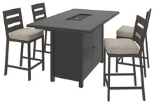 Load image into Gallery viewer, Perrymount Signature Design Pub Table 5-Piece Outdoor Fire Pit Package